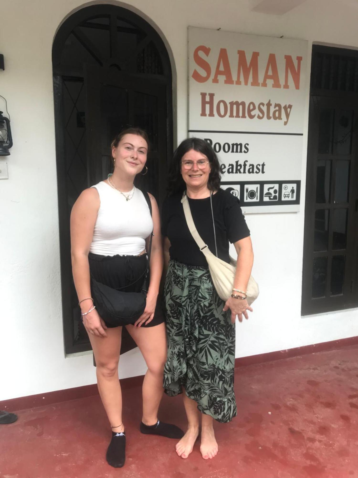 Saman Homestay Тангалла Экстерьер фото