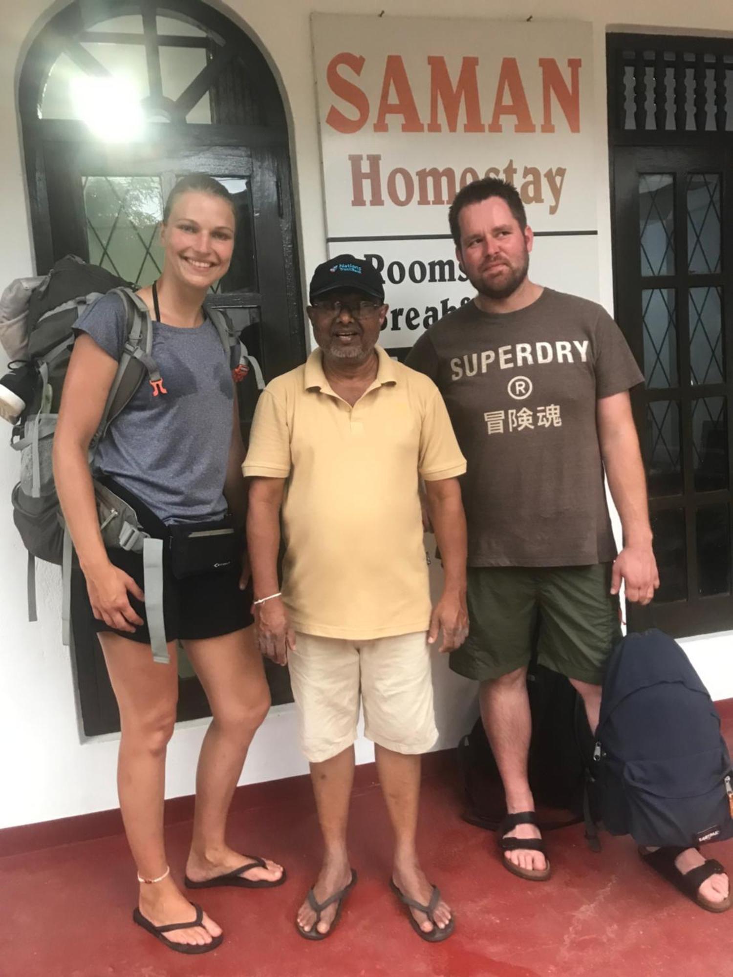 Saman Homestay Тангалла Экстерьер фото
