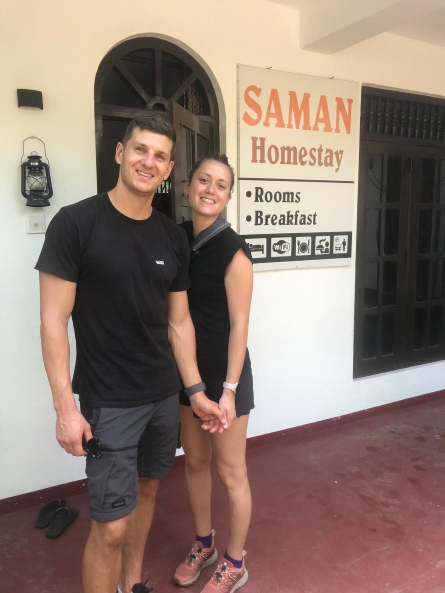 Saman Homestay Тангалла Экстерьер фото