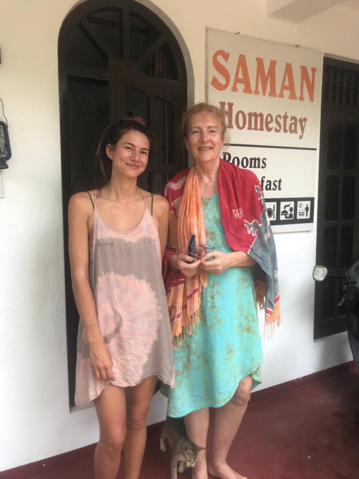 Saman Homestay Тангалла Экстерьер фото